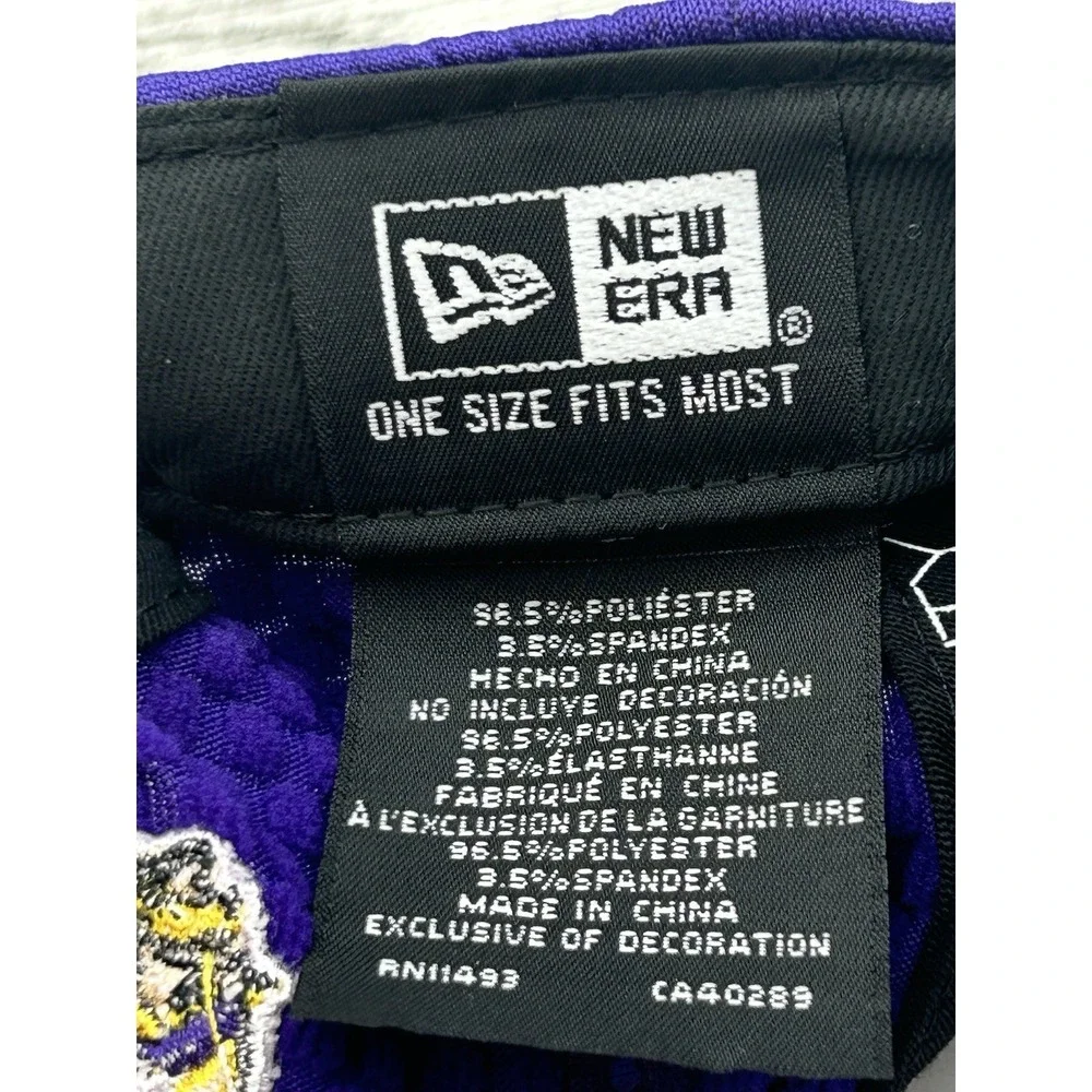 Minnesota Vikings New‎ Era 9Twenty NFL Adjustable Training Hat Purple Yellow